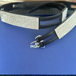 Swarovski Black and Crystal Belt